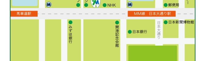 横浜市中区本町１－５西田ビル２Ｆ